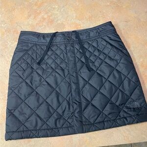 The North Face Women's Dark Gray Quilted Mini Skirt